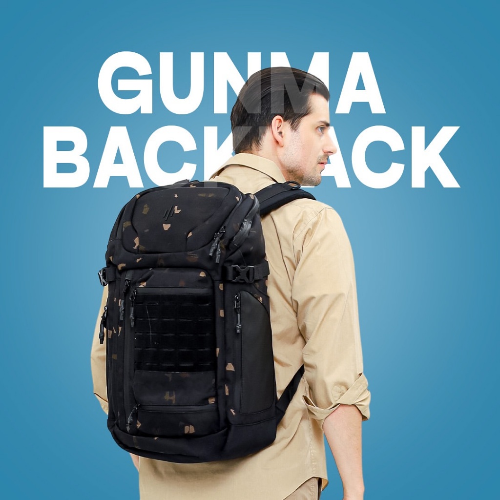 OZUKO Gunma Backpack Tas Ransel OZUKO Gunma 30 Liter Anti Air untuk Pria Wanita