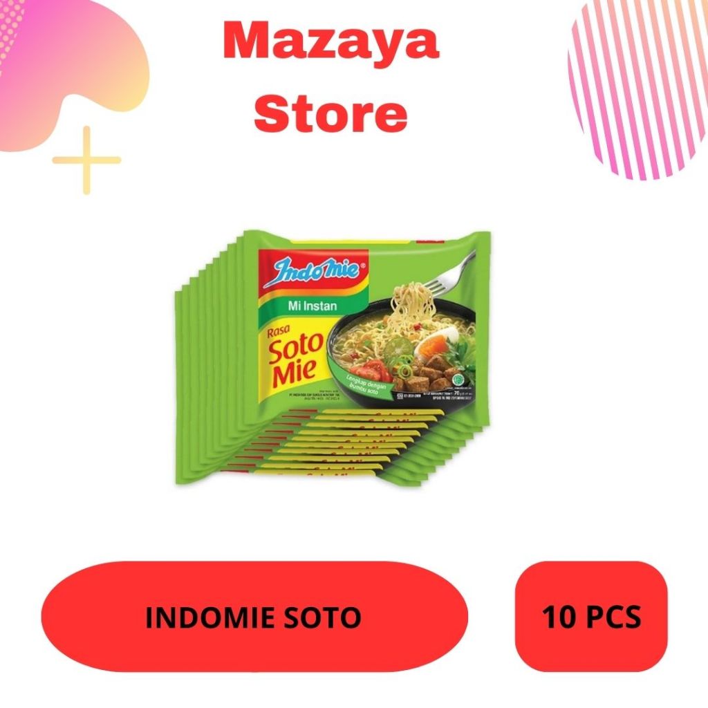 

*MAZAYA STORE* INDOMIE SOTO 10PCS || INDOMIE SOTO || MIE INSTAN