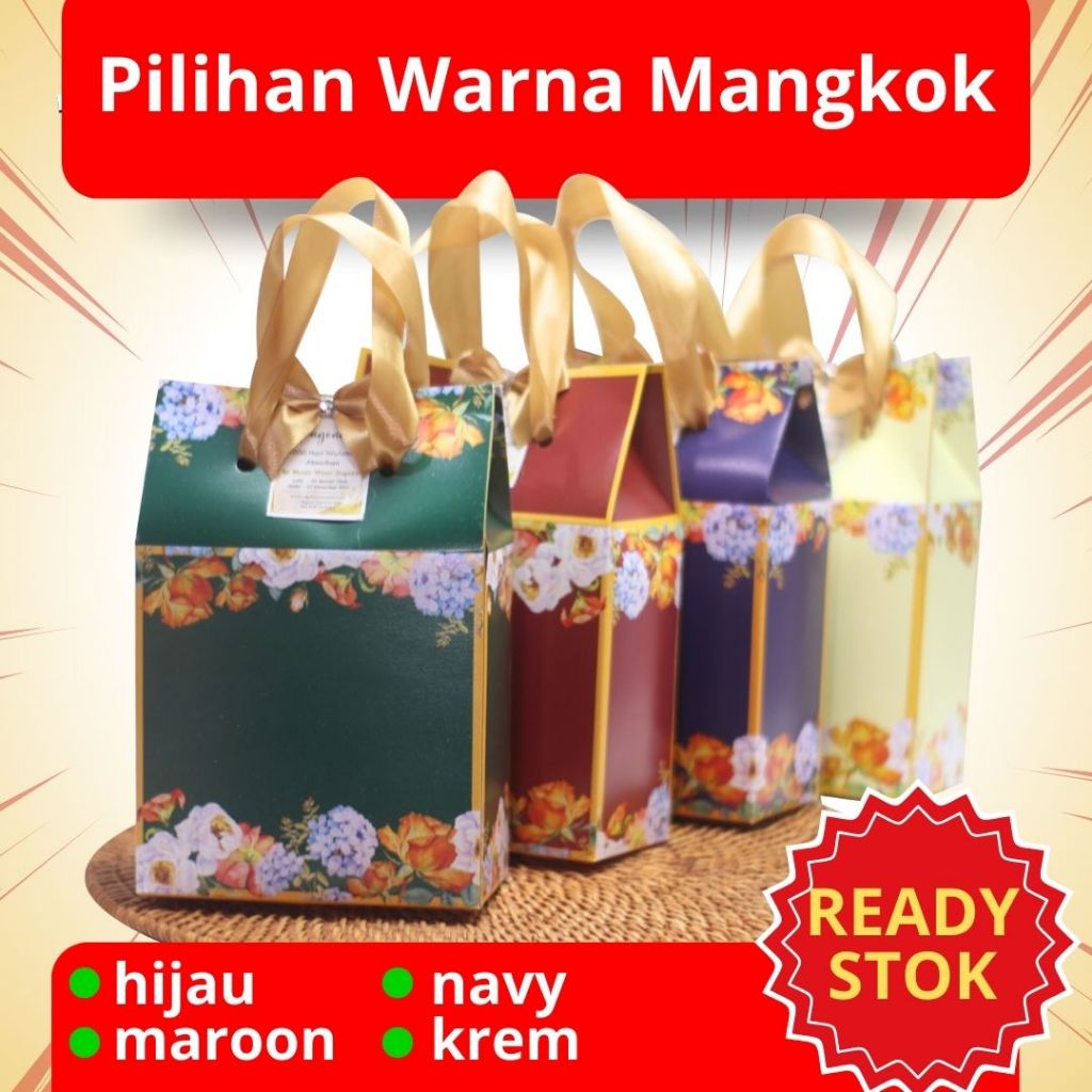 Box Mangkok Twotone / Packaging Mangkok / Dus Mangkok / Kemasan Mangkok / Paper Bag ( Hanya Box )