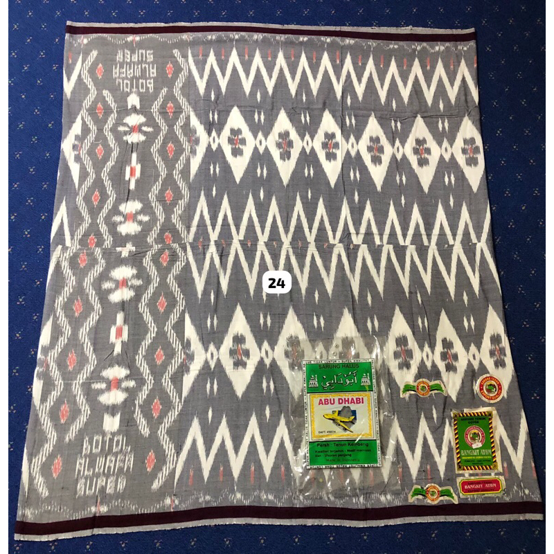 Sarung Goyor Pria Tenun Asli Jahit tengah