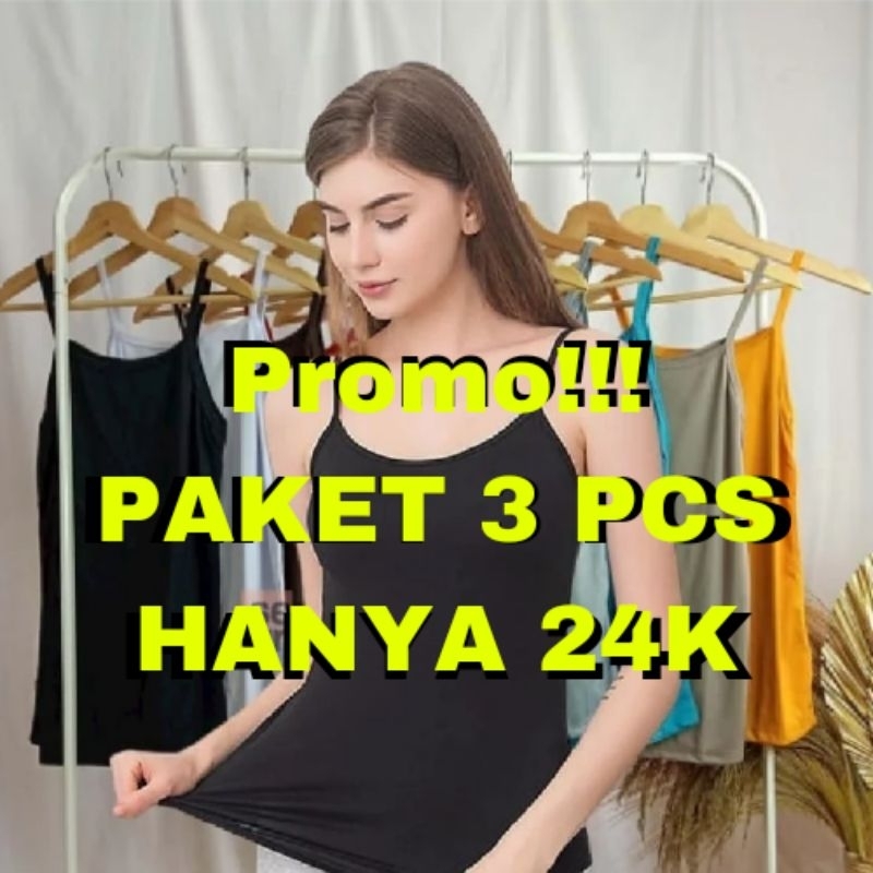 BIG SALE Tanktop Wanita Dewasa // Kaos Dalam Tanktop Wanita Murah // Tanktop Polos