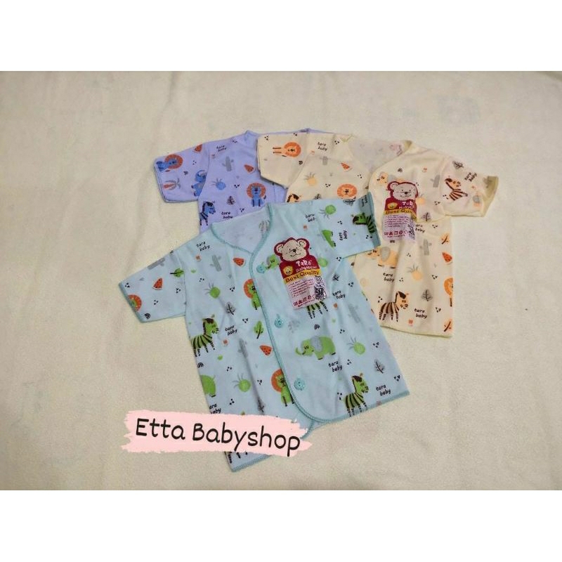 Atasan Pendek Newborn |Tara Baby|Unisex|0-3 bulan|Baju Neci