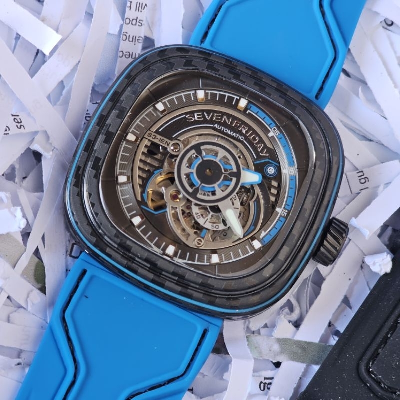 Original Jam Tangan Sevenfriday SF S3/02 NFC Aktif Automatic Carbon Edition