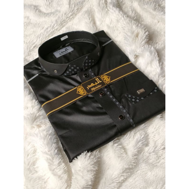 jubah al badar non manset gamis pria muslim terbaru jubah temboro