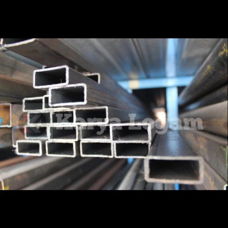 Besi Hollow Holo 25x50 mm (2.5x5 cm) Stall / Pipa Kotak