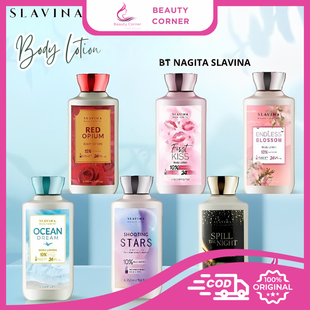 SLAVINA  Body Lotion Series 350ml BY Nagita Slavina