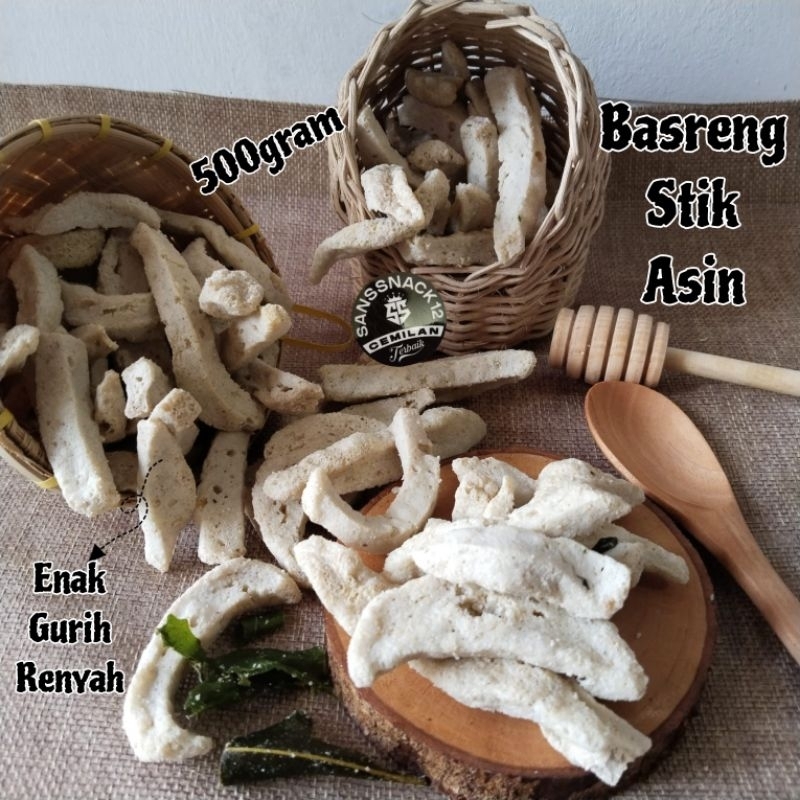 

Basreng Stik Asin Daun Jeruk / Bastik Asin / Basreng Stik Asin