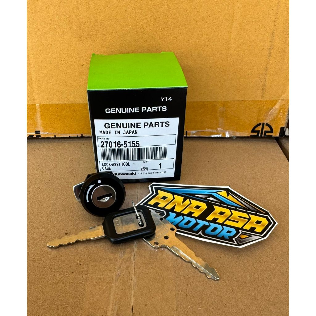Kunci Body Tengah / Cover Aki Kawasaki Ninja R SS Original - 27016-5155