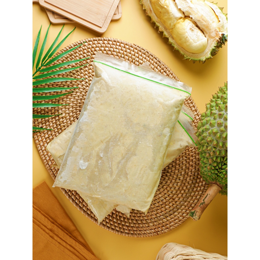 

Daging Durian Klip Hijau Premium Asli Aroi Medan Murni 1kg