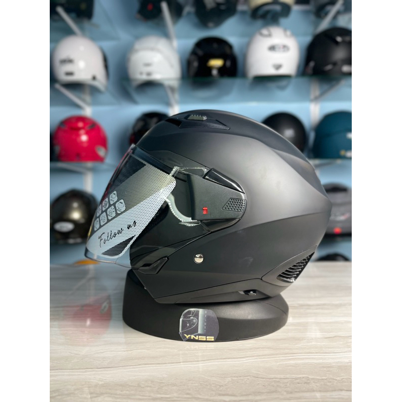 Helm Zeus ZS-611 Black Doff sz L // Helm Zeus  611 Half Face