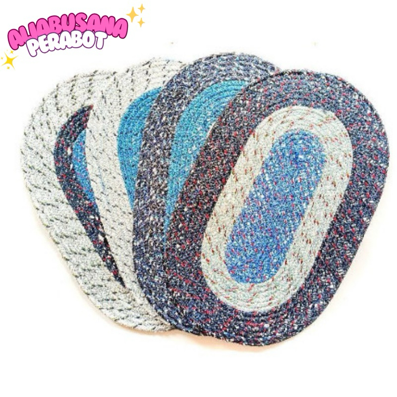 KESET OVAL DAPUR/ ALAS KAKI OVAL/ KESET ALAS KAKI TEMURAH/ KESET BOLAK BALIK