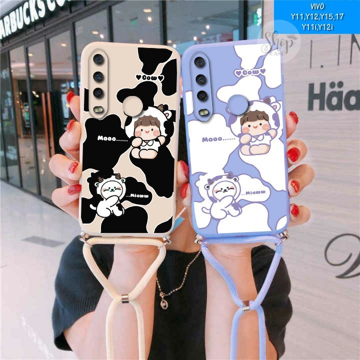 Softcase Motif + Tali VIVO Y12 VIVO Y11 VIVO Y15 VIVO Y17 VIVO Y11i VIVO Y12i Case Y12 Case Y11 Case