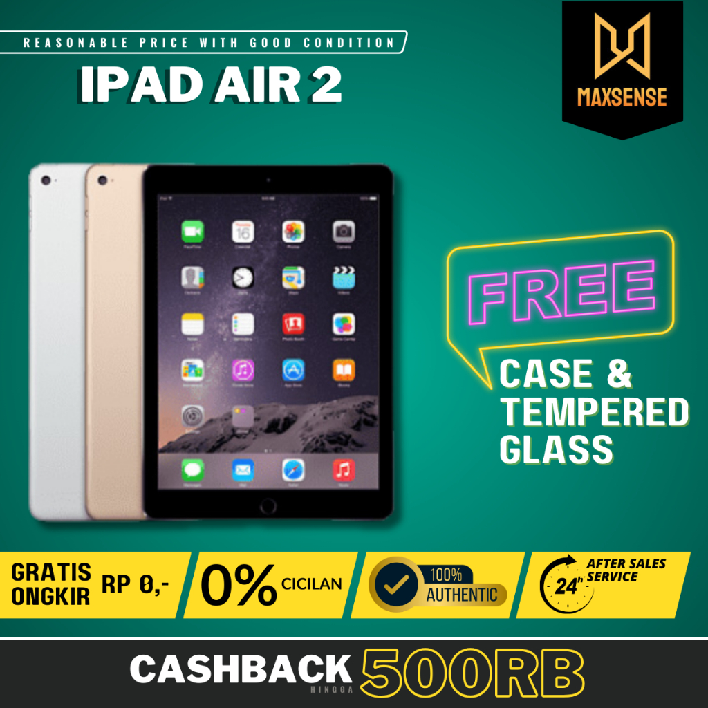 iPad Air 2 128GB 64GB 32GB 16GB Wifi Only & Cellular Original