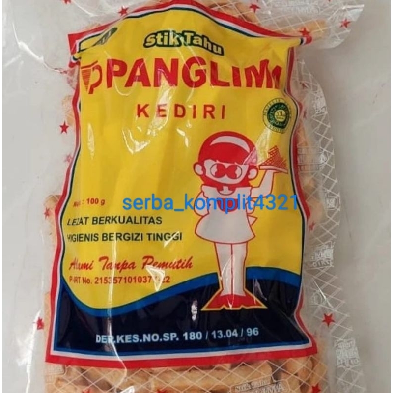 

stik tahu panglima 100gr khas Kediri - Pare Keripik stik tahu enak gurih renyah