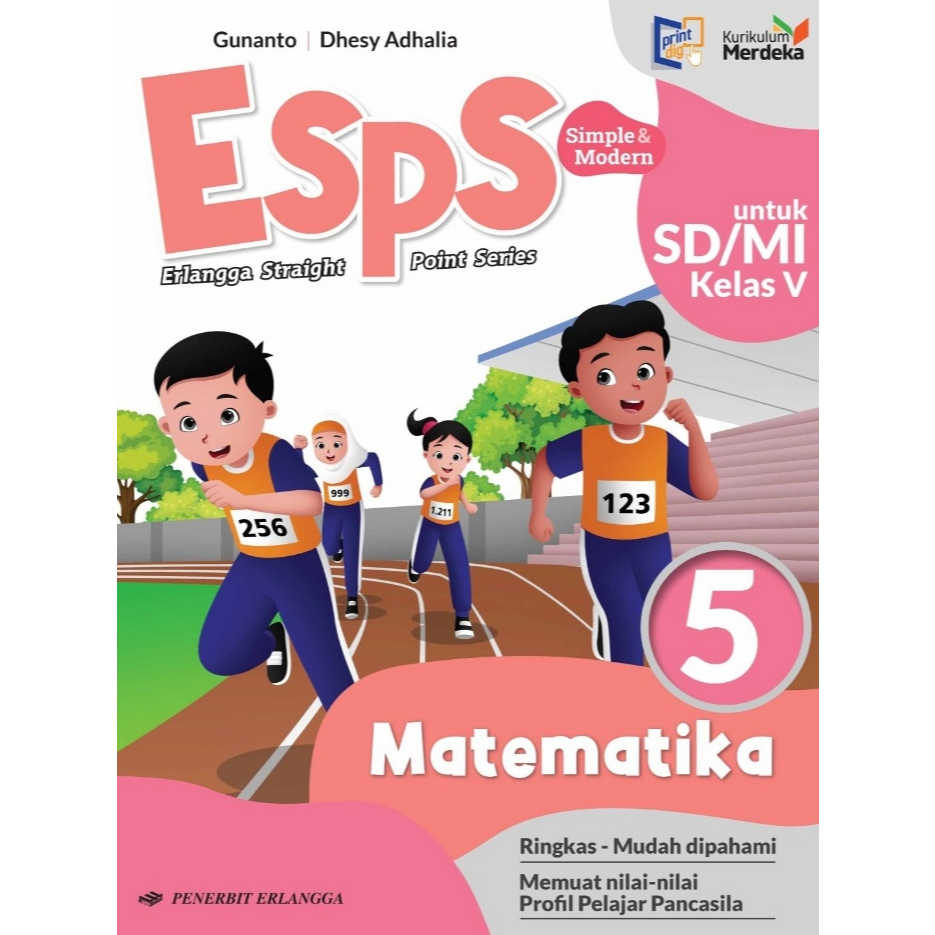 ESPS MATEMATIKA SD KELAS  5  KURIKULUM MERDEKA -ERLANGGA