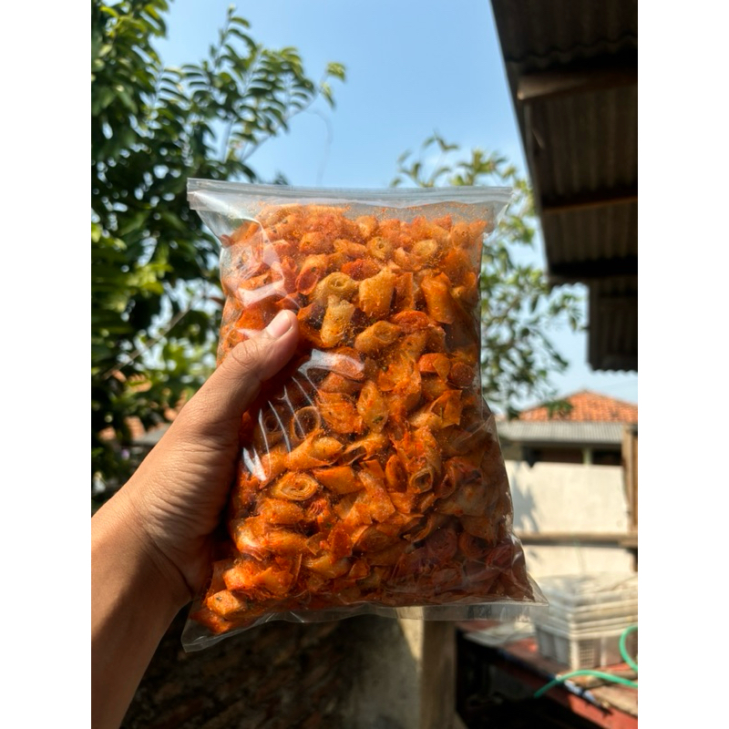 

500GR KERIPIK LUMPIA/LUMRING KRIUK/LUMPIA KERING KRIUK DAUN JERUK
