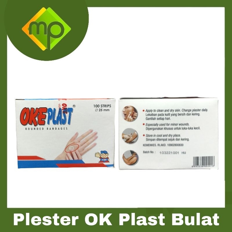 Plester OKE Plast Bulat Plester  Plester Ambil Darah  Plester Bulat