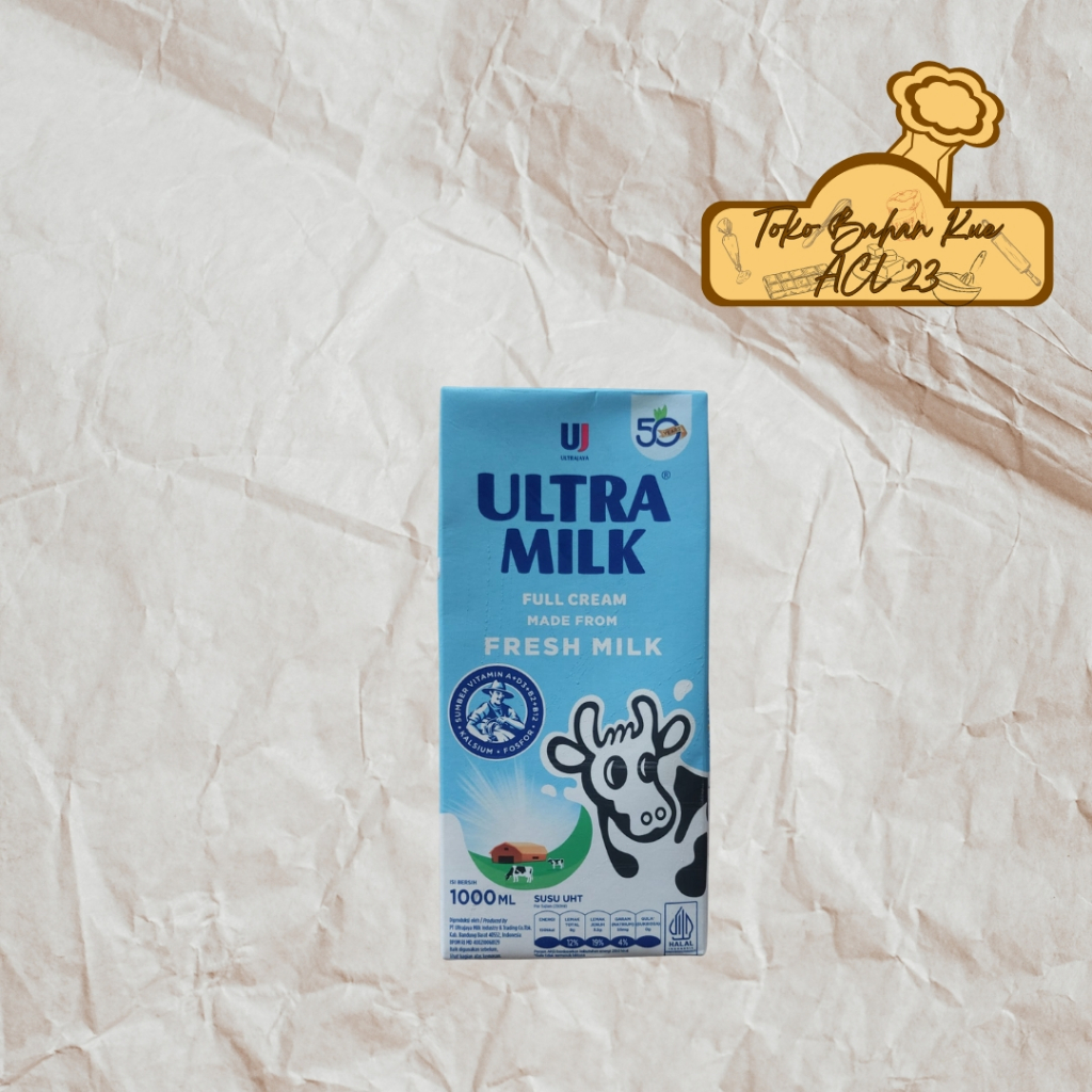 

Susu UHT Full Cream Ultramilk 1000ml