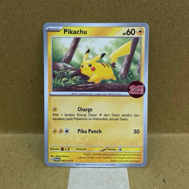 Pikachu Choki-Choki | Pokemon Trading Card Game