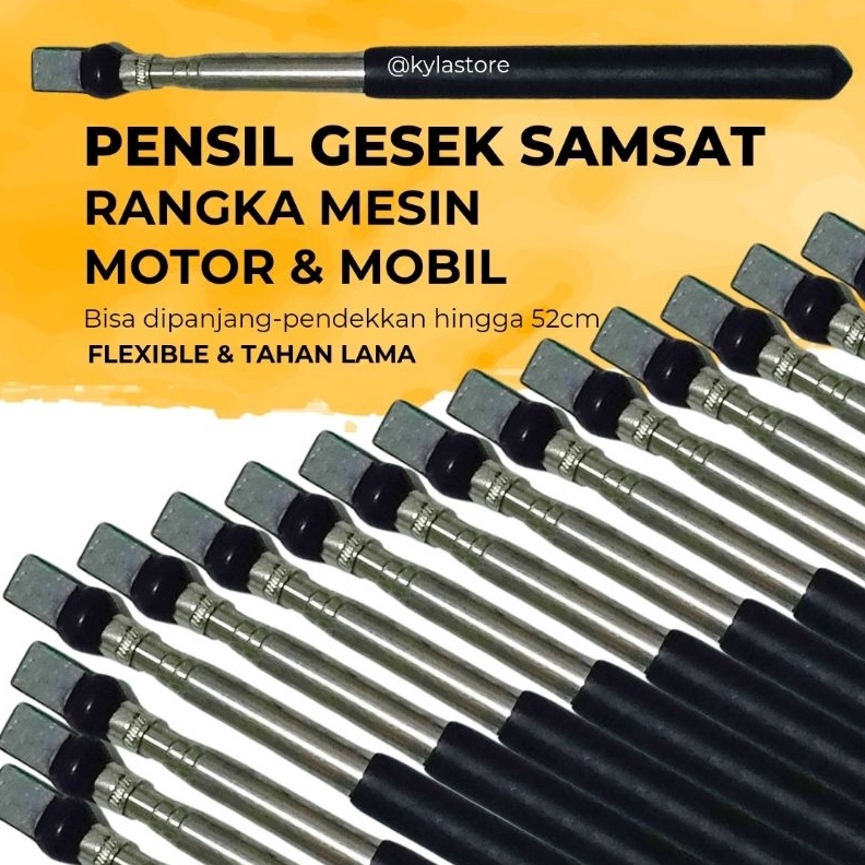 KODE Q46E PENSIL GESEK SAMSAT NOMOR RANGKA NOMOR MESIN ATK GESEK SAMSAT ALAT GESEK RANGKA MOTOR DAN 