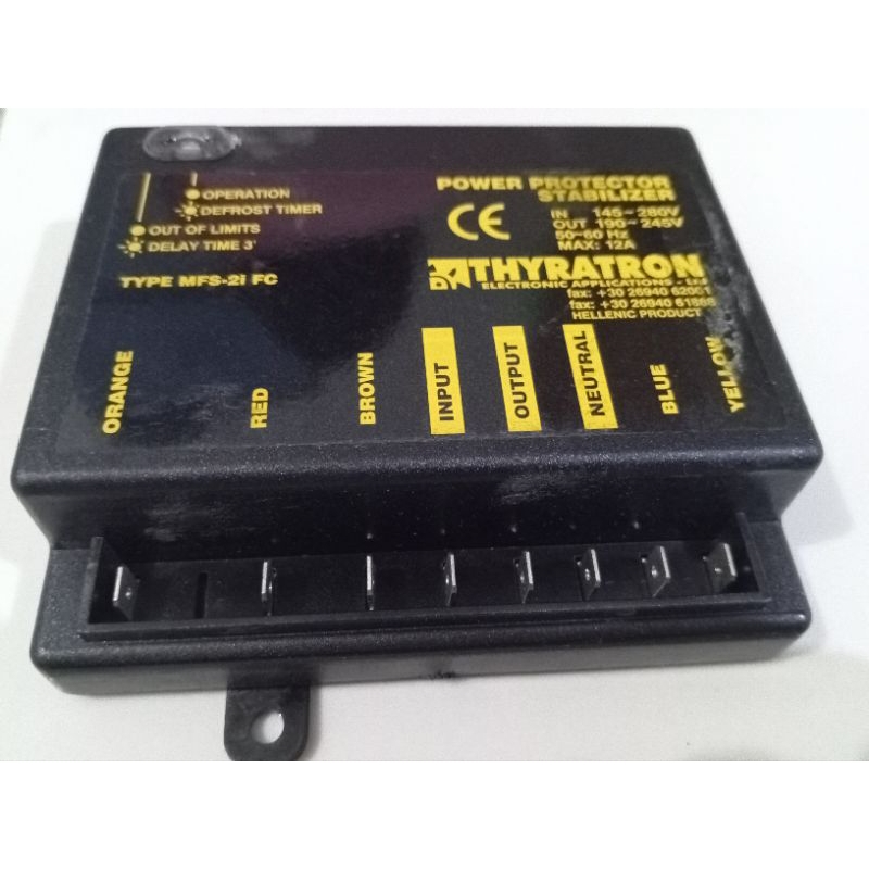 POWER PROTECTOR STABILIZER KULKAS  FREEZER SHOWCASE AQUA SANYO