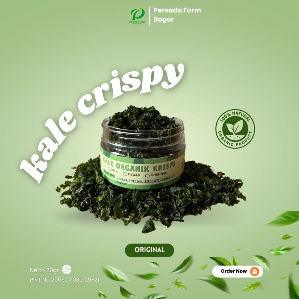 

Kale Organik Crispy (100% Kale Organik)