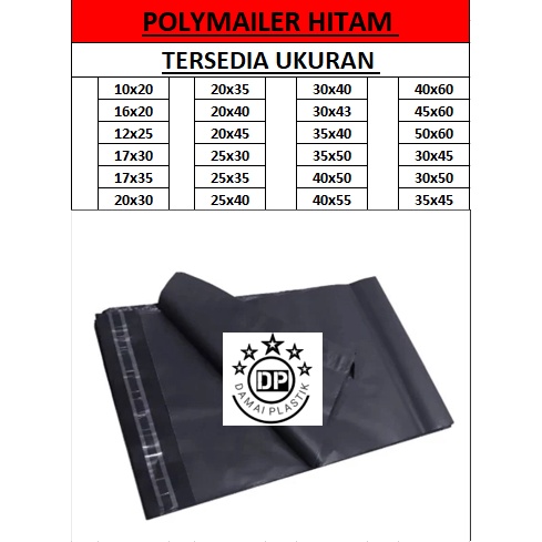 

KODE L98Q Plastik POLYMAILER Pkastik HD PE Buat Packing Amplop Online 25x35 CM