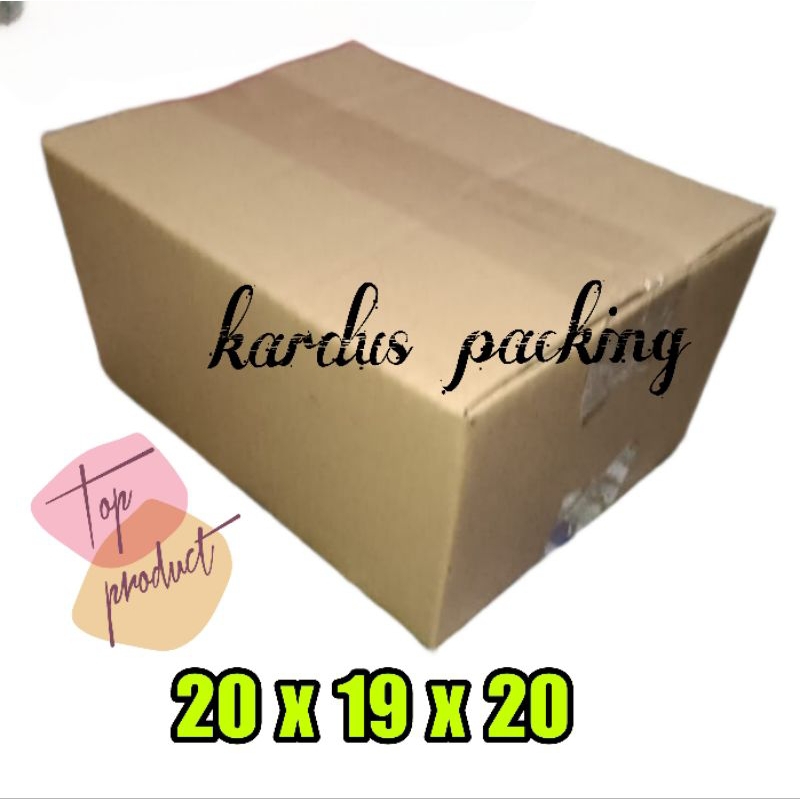 

kardus packing UK 20x19x20 kardus besar