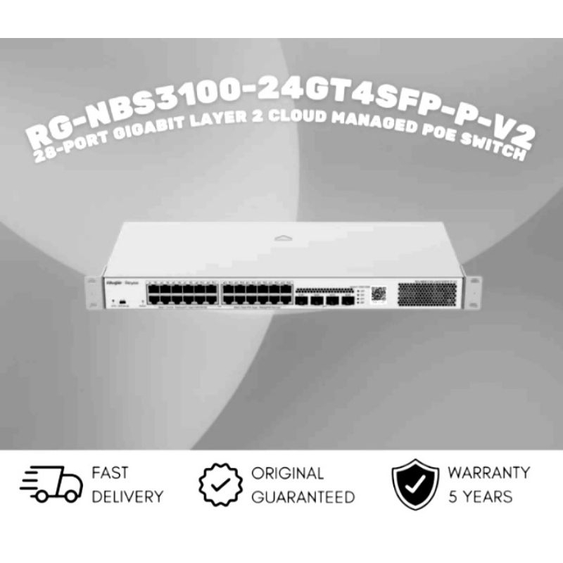 Ruijie RG-NBS3100-24GT4SFP-P  V2 Series L