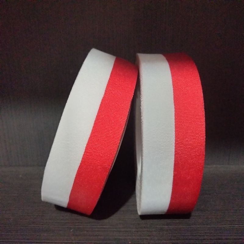 

(1 PCS) PITA KAIN MERAH PUTIH 25MM