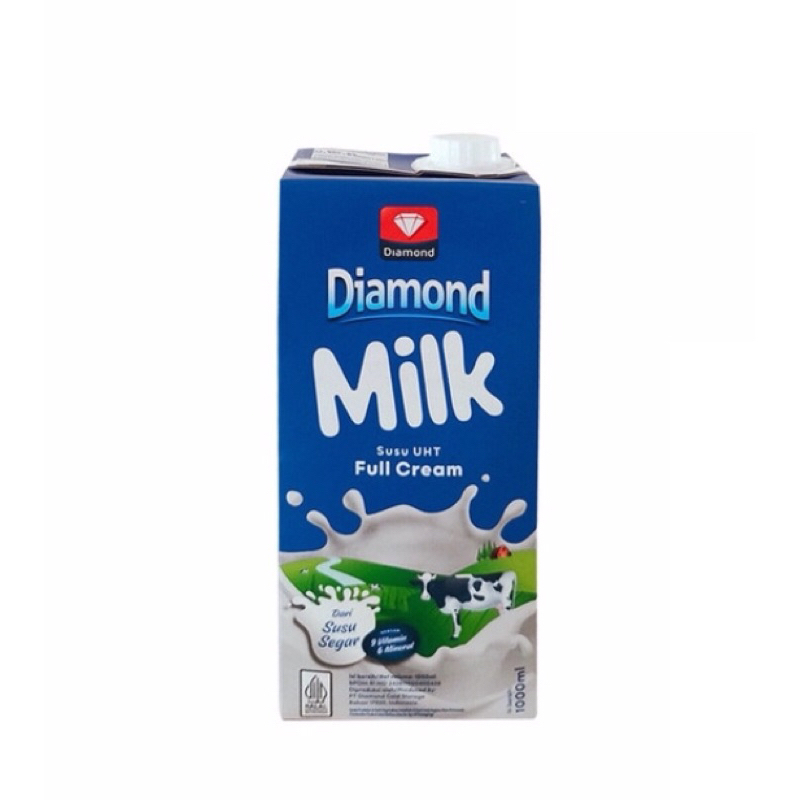 

Diamond Mik UHT Full cream 1 L | susu diamond