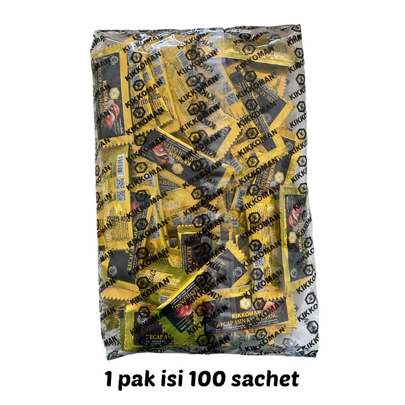 

Kikkoman Soy Sachet Kecap Asin 5ml x 100