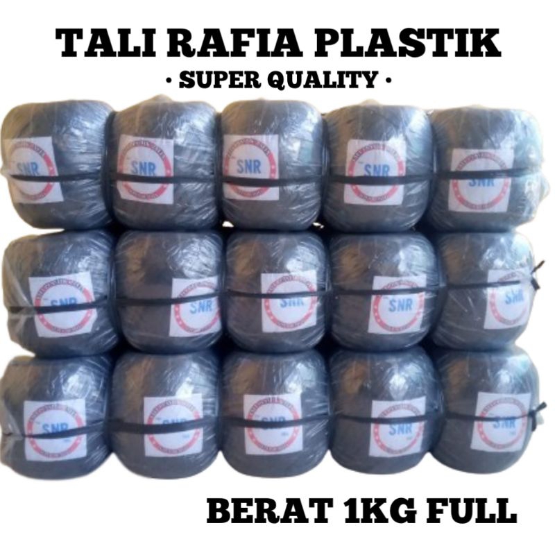 

Tali Rafia Hitam 1KG FULL Merk SNR