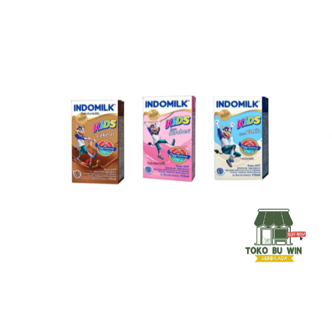 

Susu Indomilk KIDS Stawberry, Cokelat, Vanilla