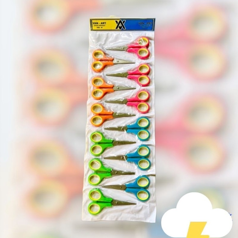 

KODE X88Q Gunting Kecil Renteng 12pcs Gunting Kecil 2 Warna