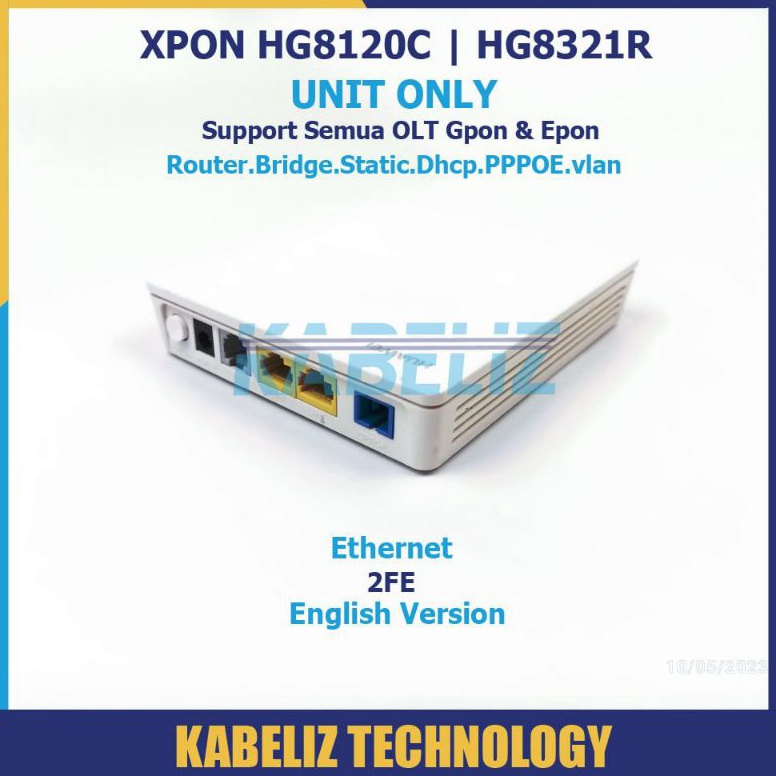 ONU XPON GPON EPON HUAWEI NON WIFI MODEM ONT ROUTER ACCESS POINT RT RW NET ONU MURAH SUPPORT ALL OLT