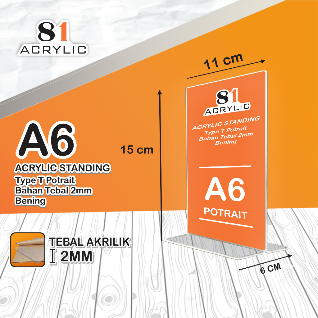 

TEMPAT BROSUR / TENT HOLDER / TENT CARD AKRILIK DISPLAY Akrilik Acrylic A6 Tent card qris. akrilik nomor meja. akrilik menu brosur