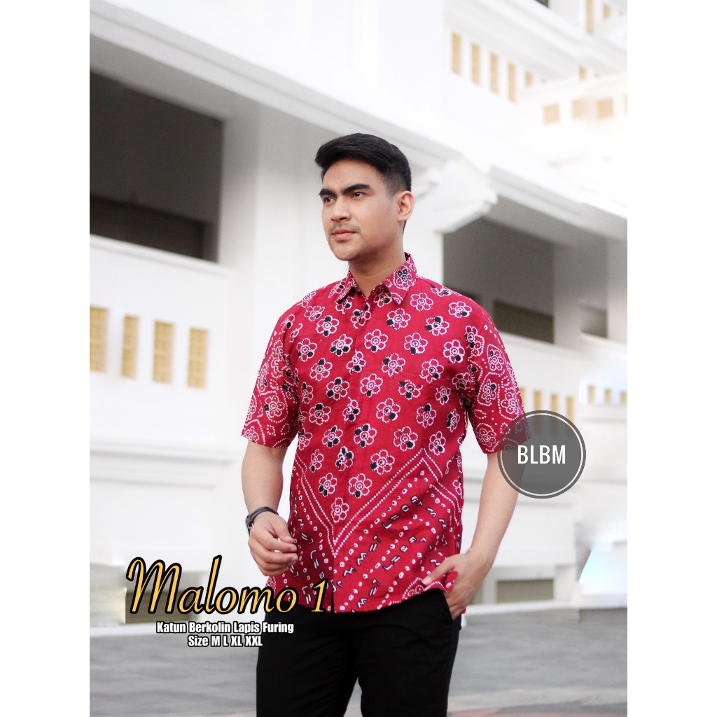 Batik Couple Batik Sarimbit Kode MALOMO 1 & 2 by Batik Lanang Mamez Batik Lontara Makassar Batik Sol