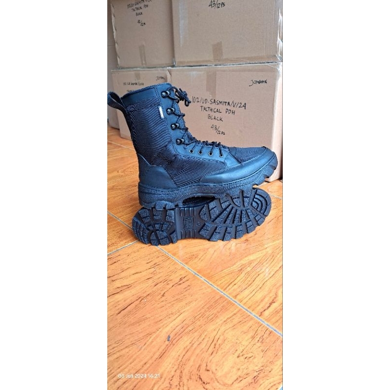SEPATU PDL JATAH TNI AD PRODUK PT.WEBA ORIGINAL