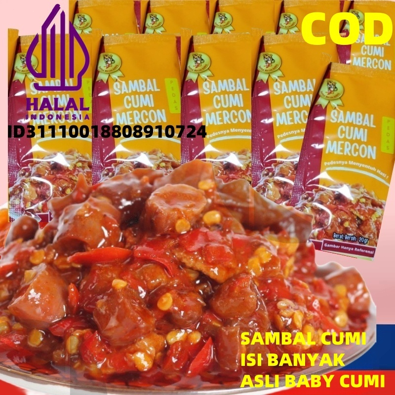 

[SACHET] SAMBEL BAYI CUMI SAMBAL AYAM SAMBEL SAPI MAKANAN Rasa PEDAS lauk instan Sambel Pedes SAMBAL FRESH EATSAMBEL EAT SACHET CIAMIK HALAL MAKAN MAKANAN PEDAS KULINER FOOD