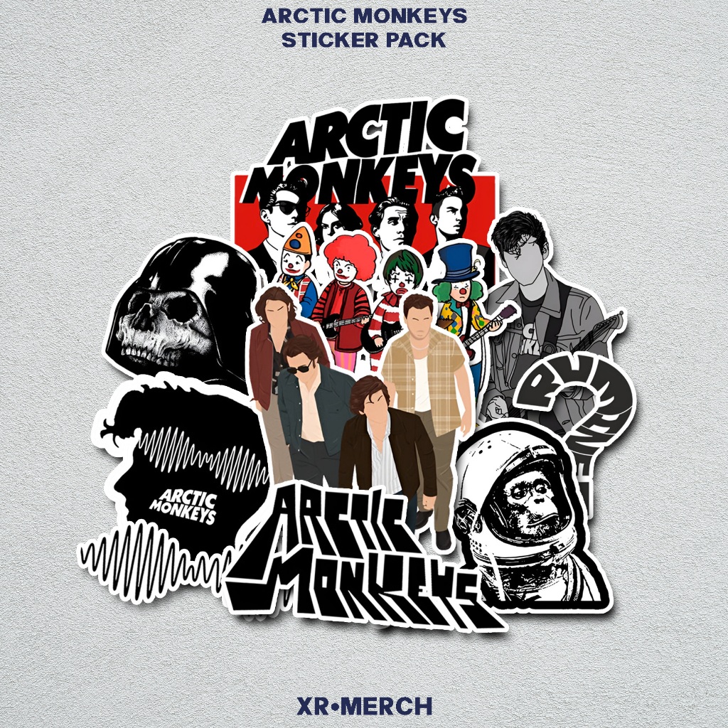 

Sticker Aesthetic Arctic Monkeys Waterproof Anti Air | Stiker Laptop Casing HP Helm Gitar Tumbler