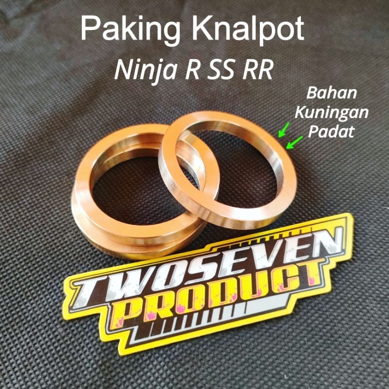 Paking Knalpot Ninja R SS RR ZX 150 Bahan Kuningan padat Perpak Knalpot Ninja R SS RR ZX 150