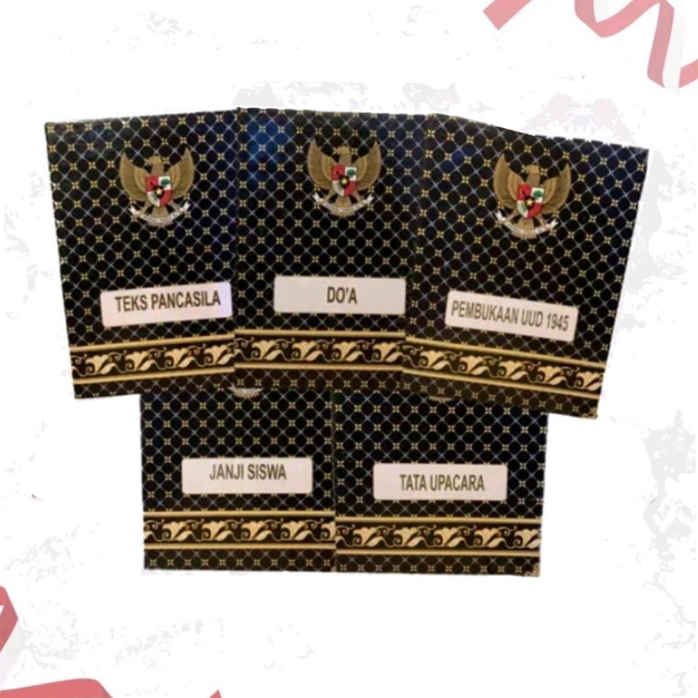 

KODE A32H MAP UPACARA 1 Set 5 pcs 1 Set Lengkap Map Upacara
