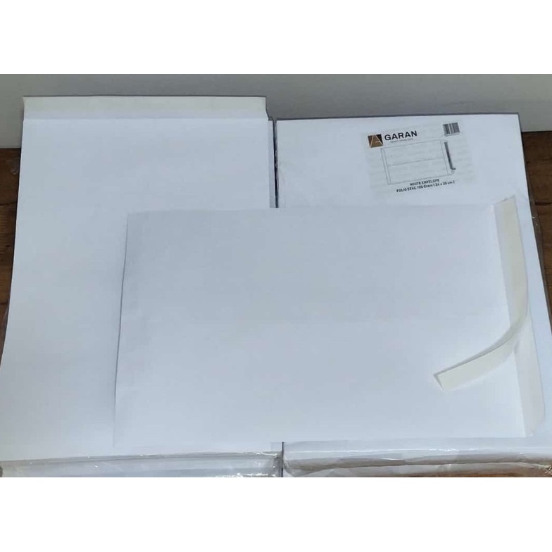 

KODE B92G Amplop Folio Putih Seal 1gsm