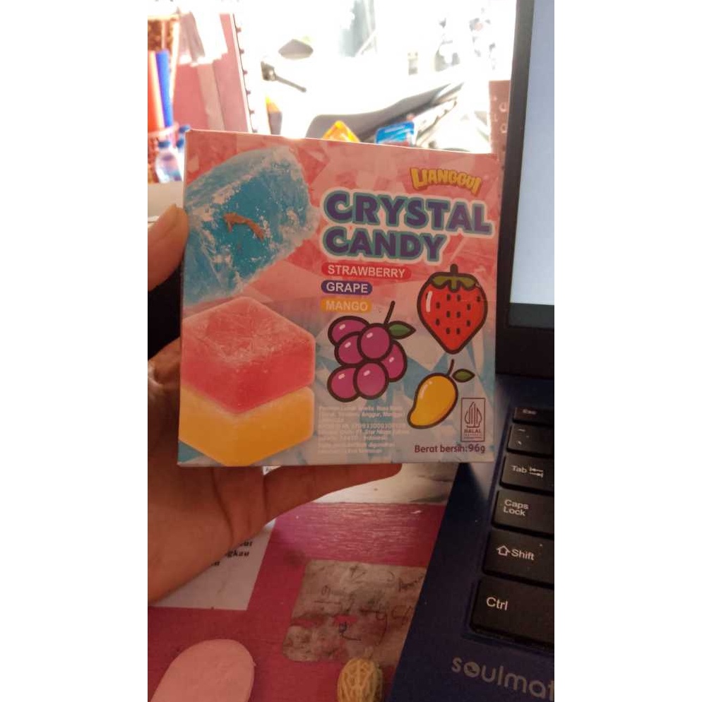 

Hot Sale CRYSTAL CANDY 1 PACK LIANGGUI 96GR PERMEN LILIN