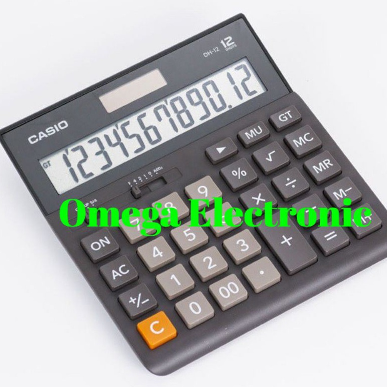 

KODE U67D Casio DH 12 Calculator Desktop Kalkulator Meja Kantor Office DH12