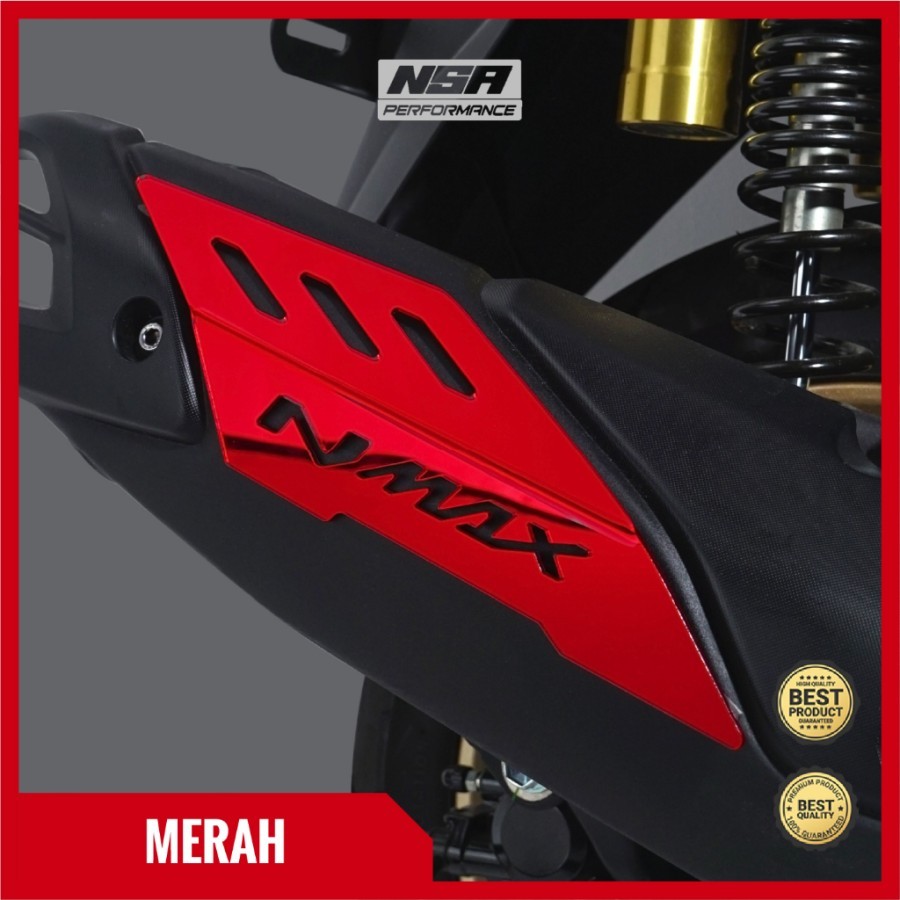Garnish Knalpot Nmax New N-Max Neo-Neo S Turbo Tech Max Gen 2 & 3 2020-2024 Bahan Akrilik Mirror