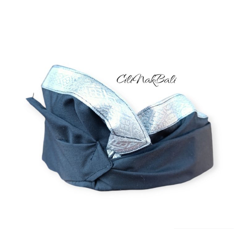 Udeng Bali Jadi Hitam Katun Halus