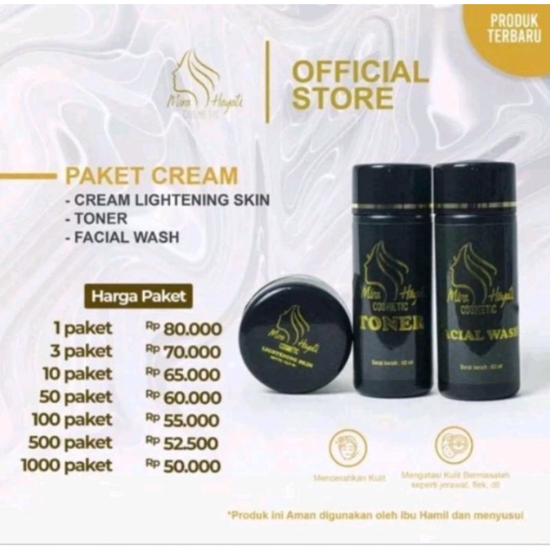 MIRA HAYATI COSMETIC PAKET SKINCARE ORI