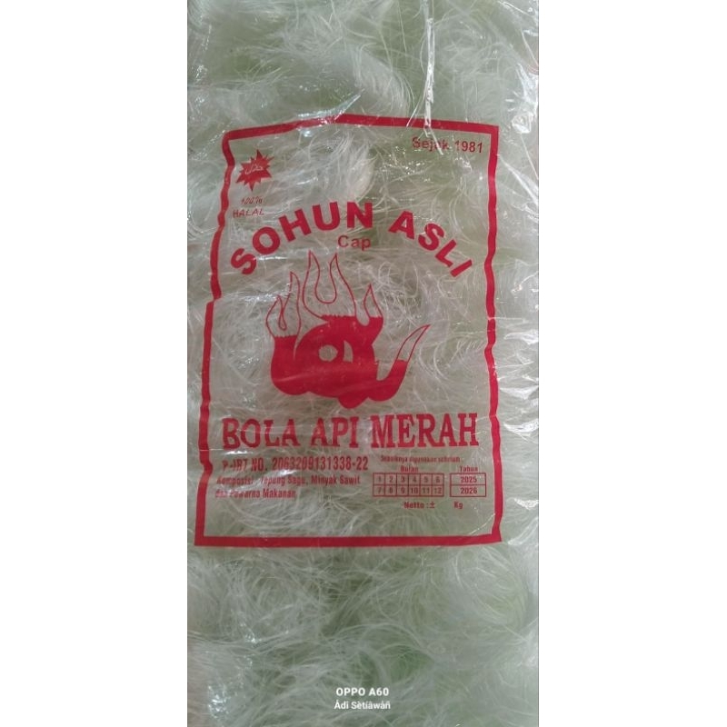 

Sohun Asli Cap Bola Api Merah